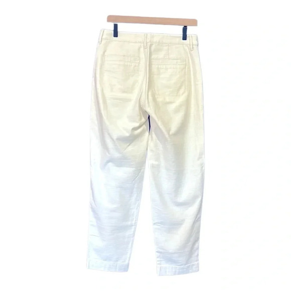 J. Crew Cotton Camp Pant Cream Size 4 - Picture 6 of 11